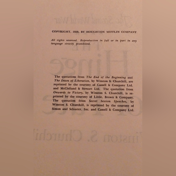 Vintage 1950's volumes 1,4 and 5 of The Second World War by Winston Churchill - Picture 5 of 6